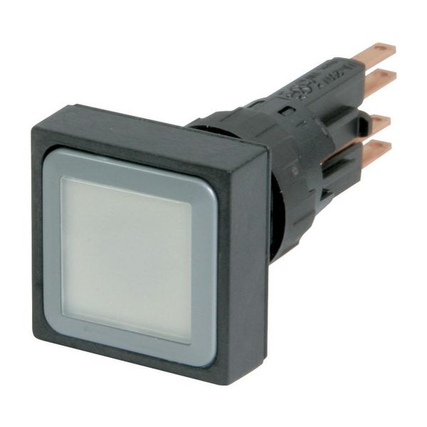 Illuminated pushbutton actuator, white, maintained image 3