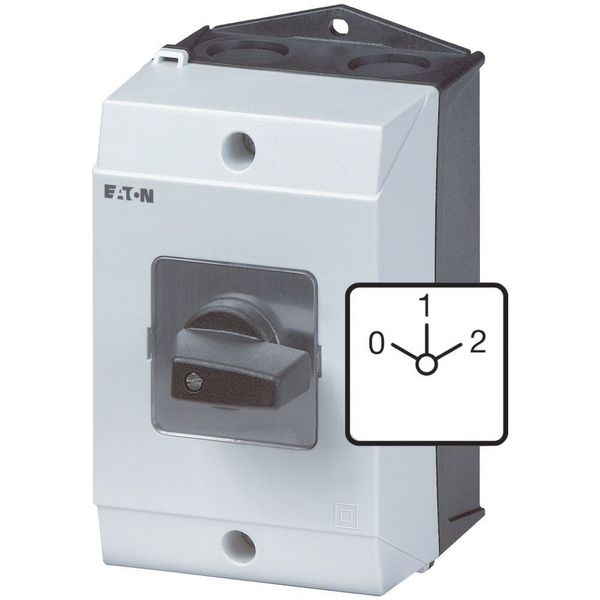 Multi-speed switches, T3, 32 A, surface mounting, 4 contact unit(s), Contacts: 8, 60 °, maintained, With 0 (Off) position, 1-0-2, Design number 8441 image 4