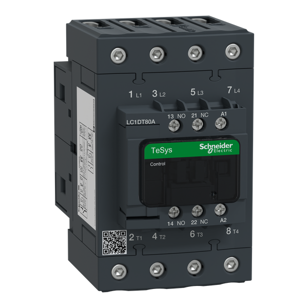 TeSys Deca contactor - 4P(4 NO) - AC-1 - = 440 V 80 A - 220 V AC 50/60 Hz coil image 5