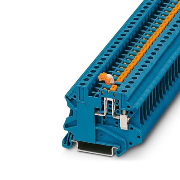 UT 4-MT-P/P BU - Knife-disconnect terminal block image 1