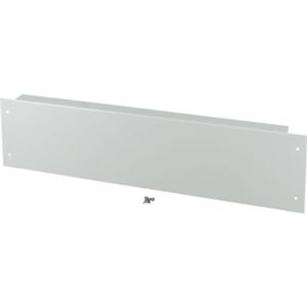 Plinth, front plate for HxW 200 x 850mm, grey image 2