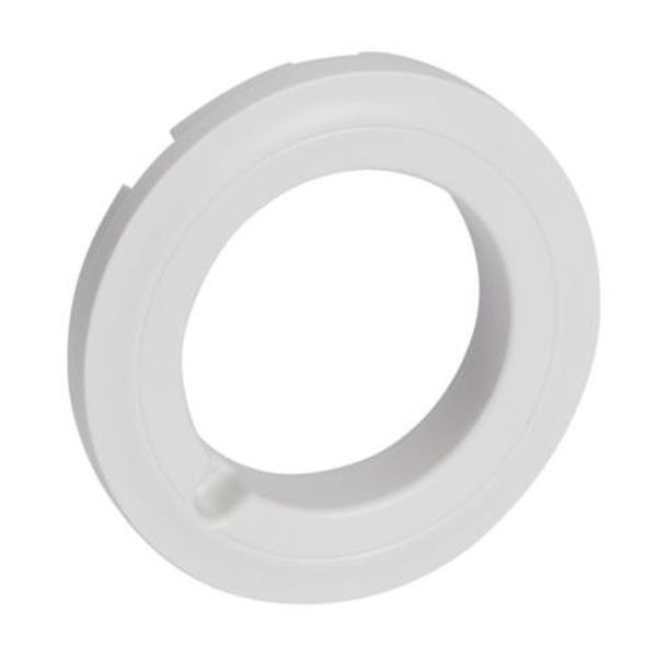 Céliane finishing trim for magnetic connection socket - white finish image 1