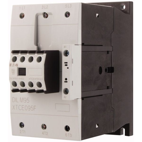 Contactor, 380 V 400 V 45 kW, 2 N/O, 2 NC, 230 V 50 Hz, 240 V 60 Hz, AC operation, Screw terminals image 3