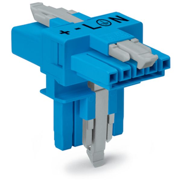 T-distribution connector 5-pole Cod. I blue image 3