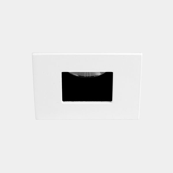 Downlight Play Pinhole Square Fixed 6.4W LED warm-white 2700K CRI 90 48.1º White IP54 311lm image 1