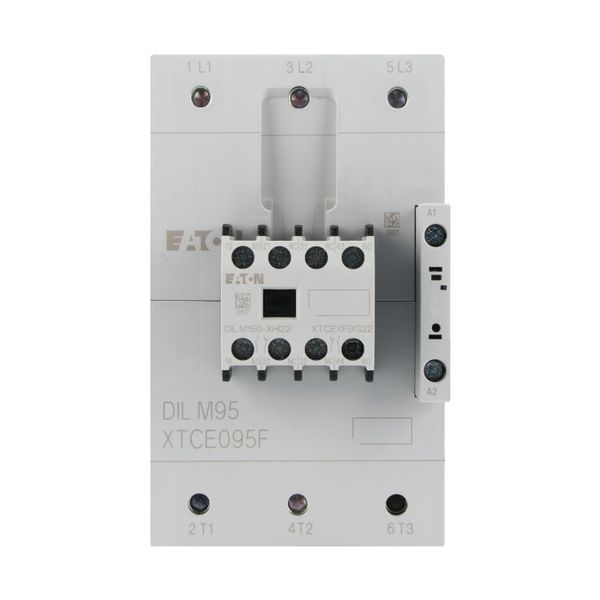 Contactor, 380 V 400 V 45 kW, 2 N/O, 2 NC, RDC 24: 24 - 27 V DC, DC operation, Screw terminals image 15