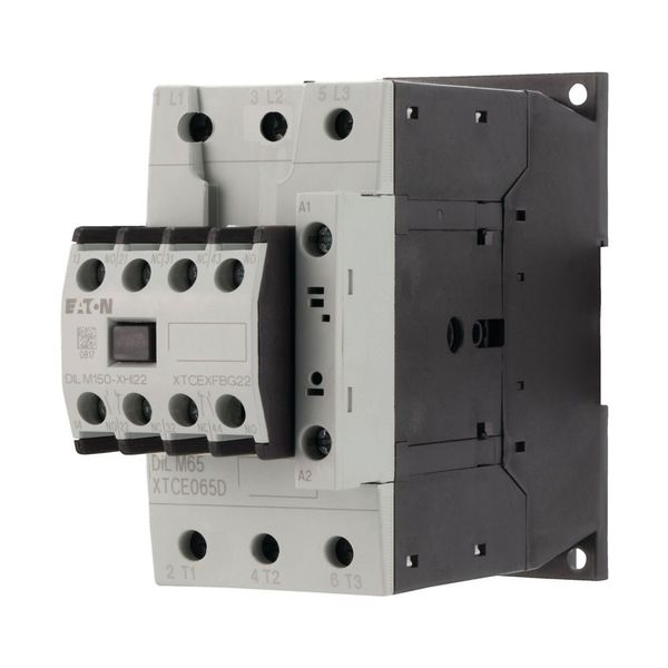 Contactor, 380 V 400 V 30 kW, 2 N/O, 2 NC, RDC 24: 24 - 27 V DC, DC operation, Screw terminals image 8