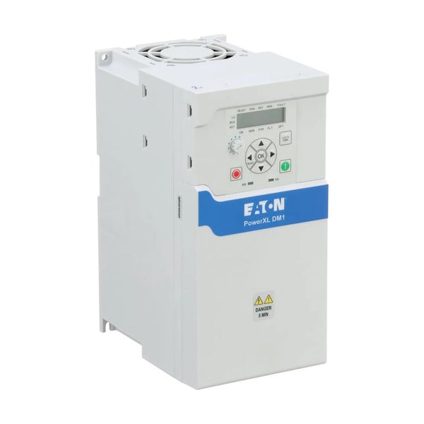 Variable frequency drive, 400 V AC, 3-phase, 23 A, 11 kW, IP20/NEMA0, Radio interference suppression filter, 7-digital display assembly, Setpoint pote image 13