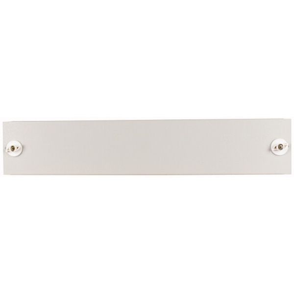 Front plate, for HxW=100x600mm, blind, plastic image 1