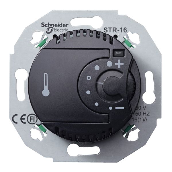 Renova - room thermostat - 2-pole - 5...30°C - 16 A - 250 V - black image 2