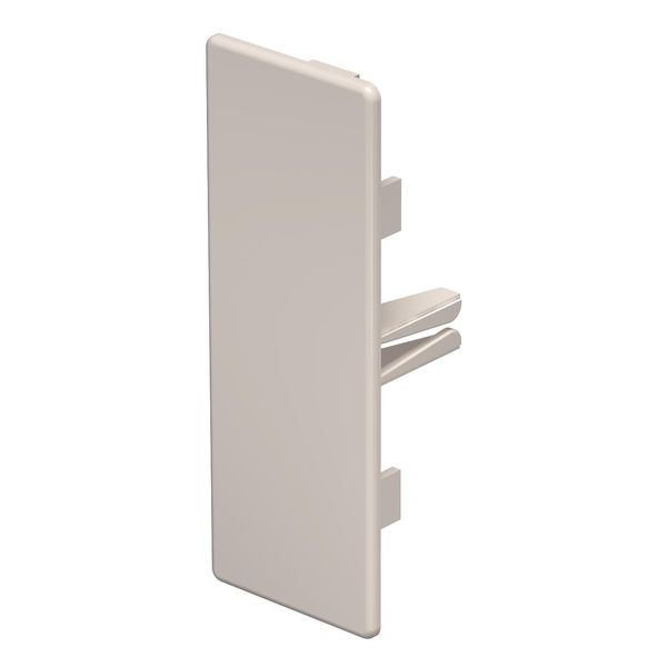 WDK HE40110CW  End piece, for WDK channel, 40x110mm, creamy white Polyvinyl chloride image 1