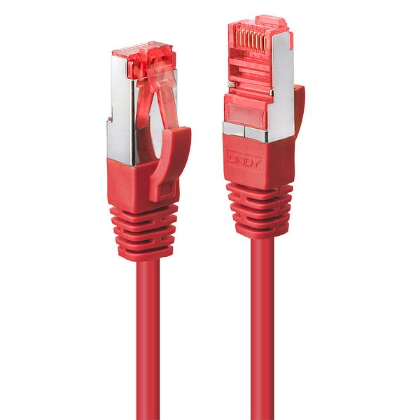 30m Cat.6 S/FTP Network Cable, Red RJ45, M/M, 250MHz, Copper, 27AWG image 1