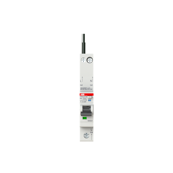 DSE201 M B40 AC10 - N Black Residual Current Circuit Breaker with Overcurrent Protection image 3