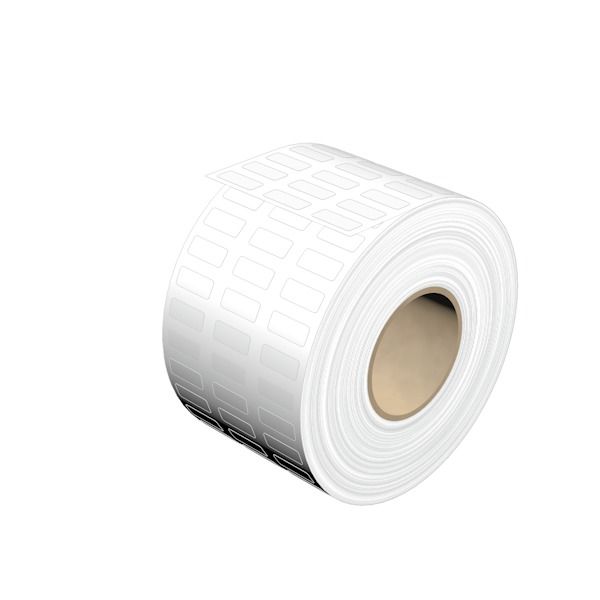 Device marking, Self-adhesive, halogen-free, 12 mm, Polyester, white image 1