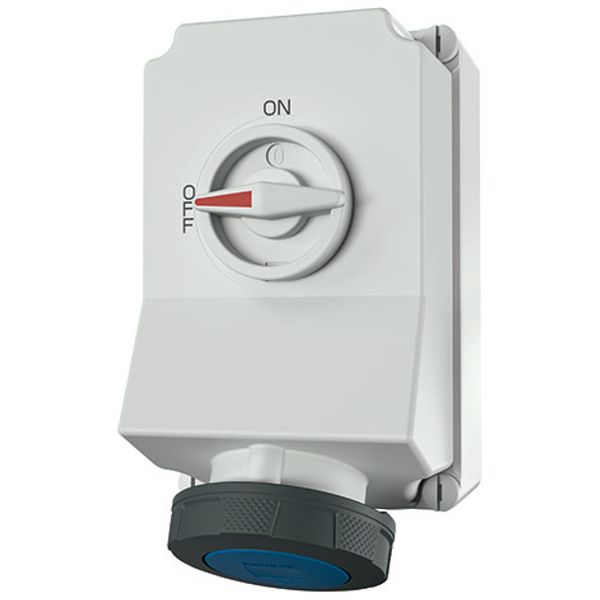 Mennekes Wall mounted recept., 63A5p9h230V, IP67 5112A image 1