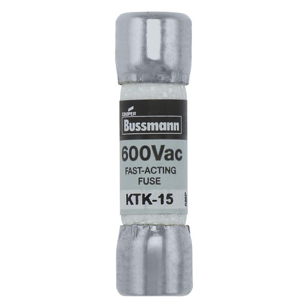 Fuse-link, low voltage, 15 A, AC 600 V, 10 x 38 mm, supplemental, UL, CSA, fast-acting image 16