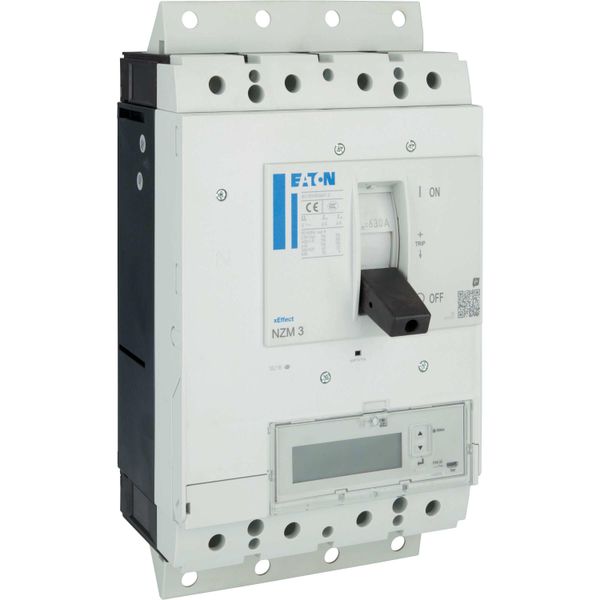 NZM3 PXR25 circuit breaker - integrated energy measurement class 1, 630A, 4p, variable, plug-in technology image 16