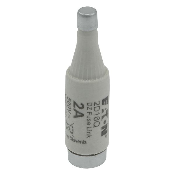 Fuse-link, LV, 2 A, AC 500 V, D1, gR, IEC, fast acting image 10