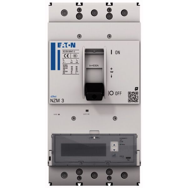 NZM3 PXR25 circuit breaker - integrated energy measurement class 1, 400A, 3p, box terminal image 1