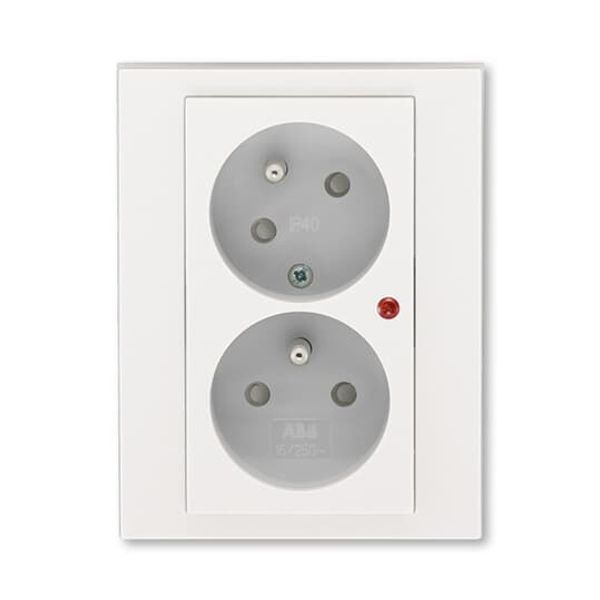 5593H-C02357 68 Double socket outlet with earthing pins and surge protection ; 5593H-C02357 68 image 2