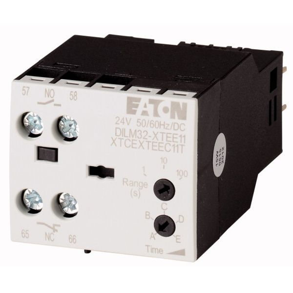 Timer module, 24VAC/DC, 0.1-100s, on-delayed image 1