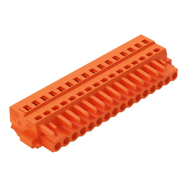 1-conductor female connector CAGE CLAMP® 2.5 mm² orange image 5