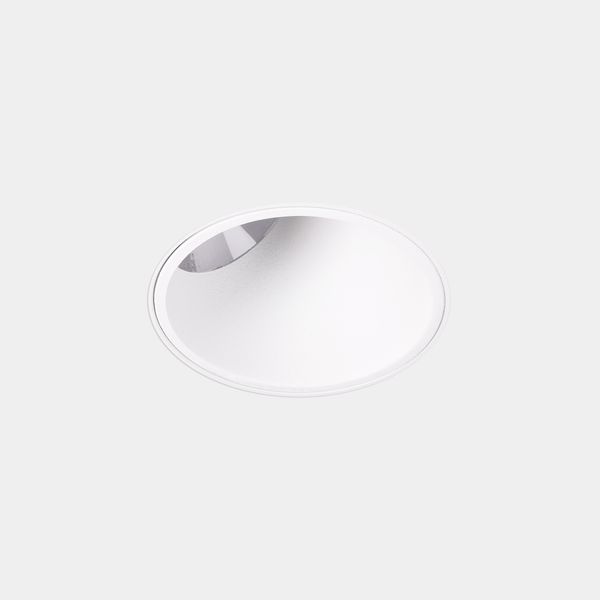 Downlight Play Deco Asymmetrical Round Fixed Trimless 6.4W LED neutral-white 4000K CRI 90 48.2º Trimless/White IP54 623lm image 1