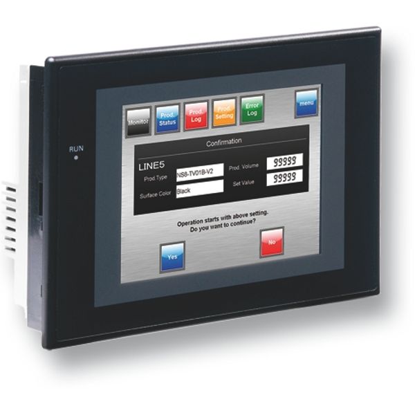 Touch screen HMI, 5.7 inch, high-brightness TFT, 256 colors (32,768 co NS050730B image 2