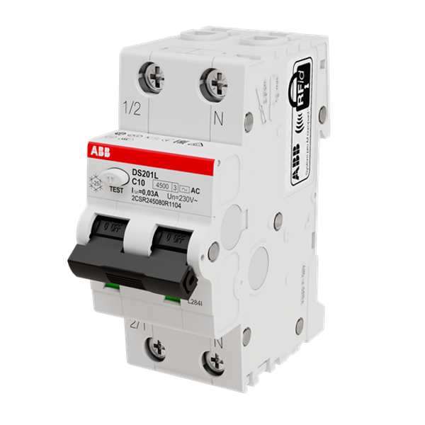 DS201 M C10 F10 Residual Current Circuit Breaker with Overcurrent Protection image 7