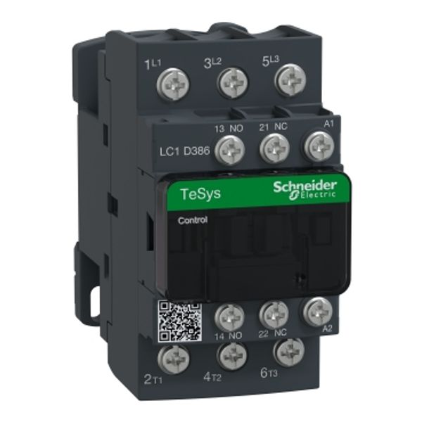 TeSys Deca contactor , 3P(3 NO) , AC-3/AC-3e , = 440V, 38 A , 24V AC 50/60 Hz coil image 3