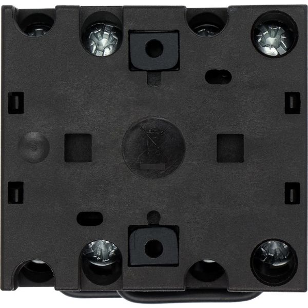 ON-OFF button, T0, 20 A, flush mounting, 3 contact unit(s), Contacts: 6, Spring-return in START position, 90 °, maintained, With 0 (Off) position, Wit image 3