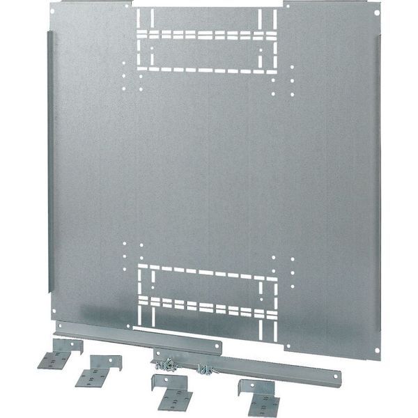 Mounting plate, NZM4, 3/4p, withdrawable unit, W=800mm image 3