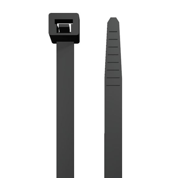 Cable tie, 4.8 mm, Polyamide 66, 220 N, black image 1