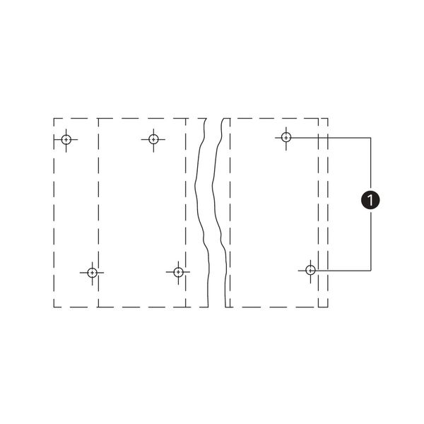 Double-deck PCB terminal block 2.5 mm² Pin spacing 10 mm gray image 3