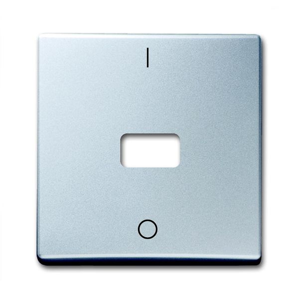 2108-33 CoverPlates (partly incl. Insert) carat® Aluminium silver image 1