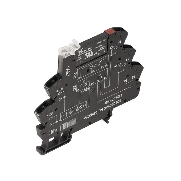 Solid-state relay, 120 V AC ±10 %, RC element 3...33 V DC, 2 A, Tensio image 1