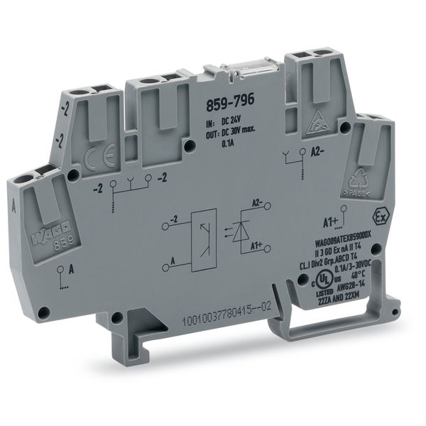 859-796 Optocoupler module; Nominal input voltage: 24 VDC; Output voltage range: 3 … 30 VDC image 2