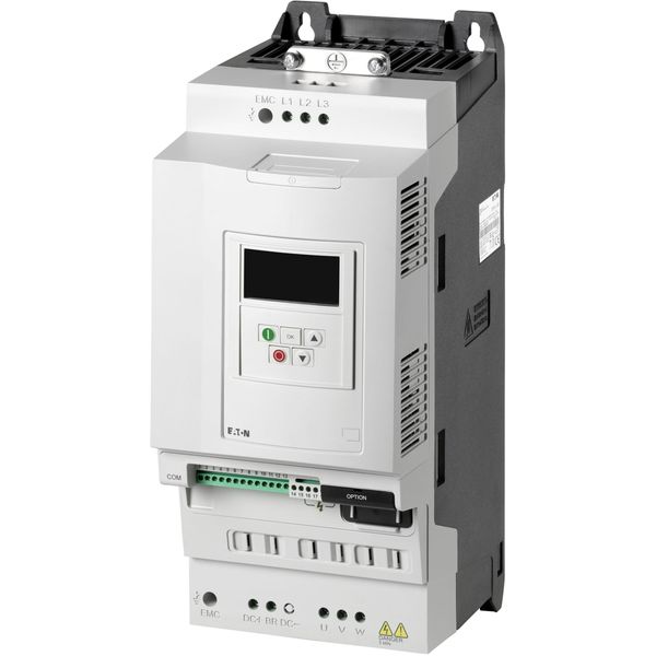 Frequency inverter, 230 V AC, 3-phase, 30 A, 7.5 kW, IP20/NEMA 0, Radio interference suppression filter, Brake chopper, Additional PCB protection, OLE image 6