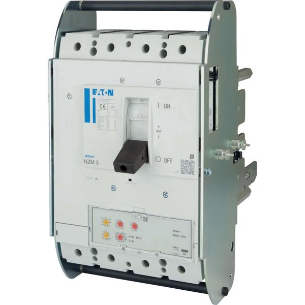 NZM3 PXR20 circuit breaker, 630A, 4p, withdrawable unit image 9