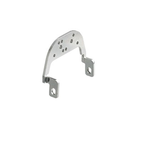 Shield clamp for industrial connector, Size: 4, Sheet steel, galvanize image 1