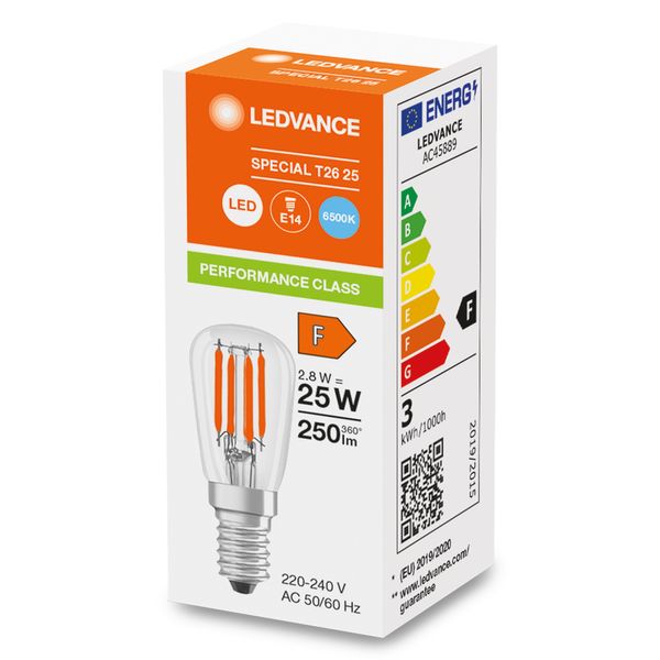 LED SPECIAL T26 P 2.8W 865 Clear E14 image 6