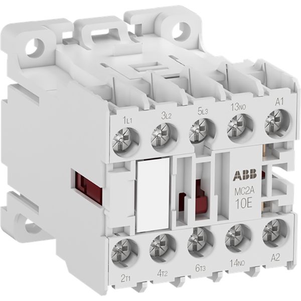 MC2A310AT1 Mini Contactor 24 V AC - 3 NO - 0 NC - Screw Terminals image 1