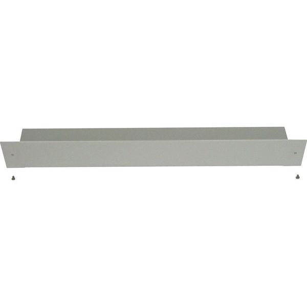 Plinth, front plate for HxW 100 x 600mm, grey image 3