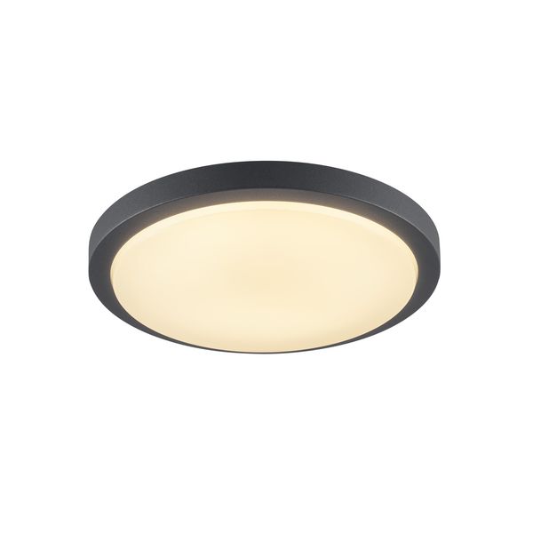 AINOS, ceiling light, round, anthracite image 1