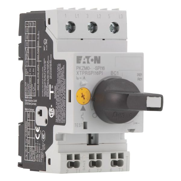 Motor-protective circuit-breaker, 0.75 kW, 1.6 - 2.5 A, Feed-side screw terminals/output-side push-in terminals image 5