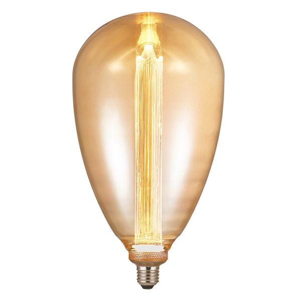 Deco E27 | G173 Retro | Dim | 3000 Kelvin | 210 Lumen | Light Bulb | Gold colour image 1