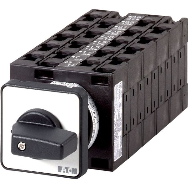 Step switches, T3, 32 A, flush mounting, 10 contact unit(s), Contacts: 20, 45 °, maintained, Without 0 (Off) position, 1-4, Design number 8485 image 5
