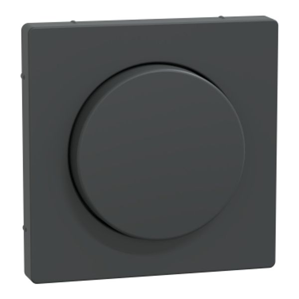 Central plate with rotary knob, anthracite, System Design image 3