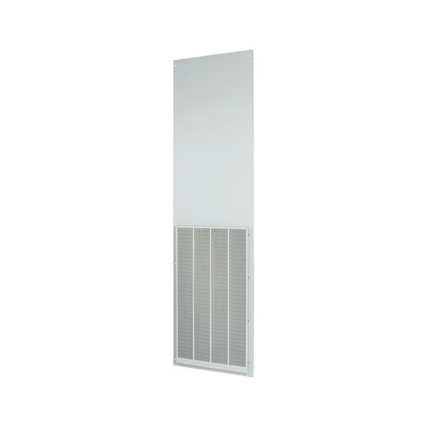 Rear wall ventilated, for HxW = 1600 x 1350mm, IP42, grey image 2
