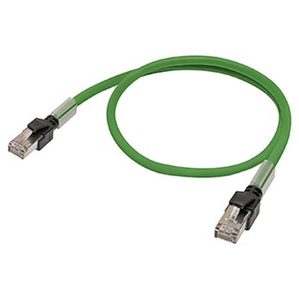 Ethernet patch cable, S/FTP, Cat.5, PUR (Green), 3 m image 2